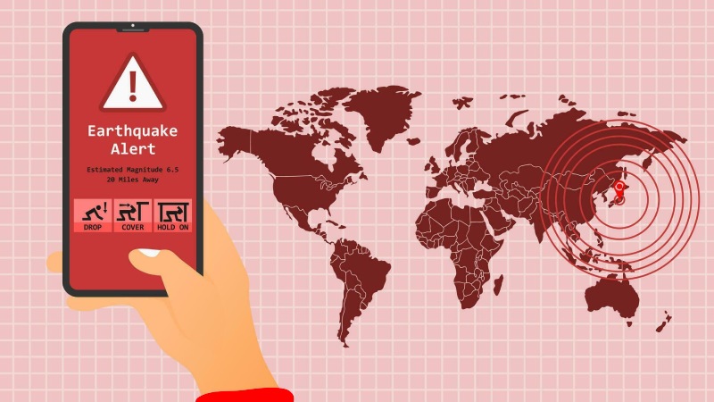 چگونه هشدار زلزله به میلیون ها کاربر ارسال می شود؟